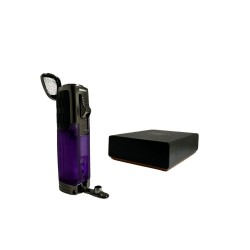 Bricheta Honest Triple Jet Flame with Cigar Punch (Violet) Bricheta Honest Triple Jet Flame with Cigar Punch (Violet)