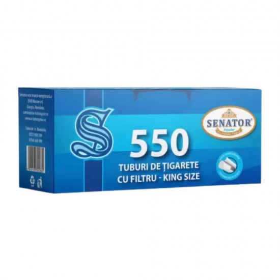 Tuburi tigarete Senator - Popular White (550)
