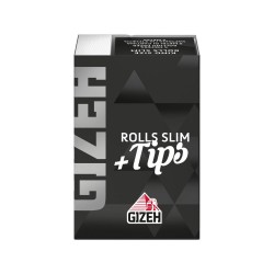 Foite Gizeh Black Extra Fine Rolls+Tips (5m)