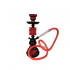 Narghilea Rosu 28cm 1 Furtun