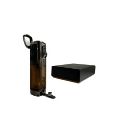 Bricheta Honest Triple Jet Flame with Cigar Punch (Maro) Bricheta Honest Triple Jet Flame with Cigar Punch (Maro)