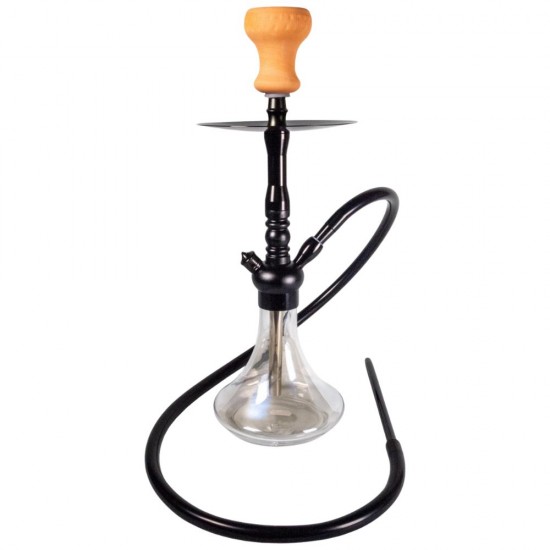 Narghiea Rabia 45 cm 1 furtun Negru Narghiea Rabia 45 cm 1 furtun Negru