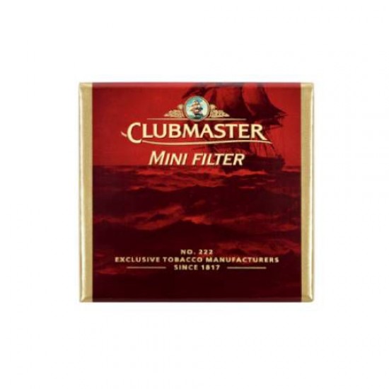 Tigari de foi Clubmaster Mini Filter Red (10)