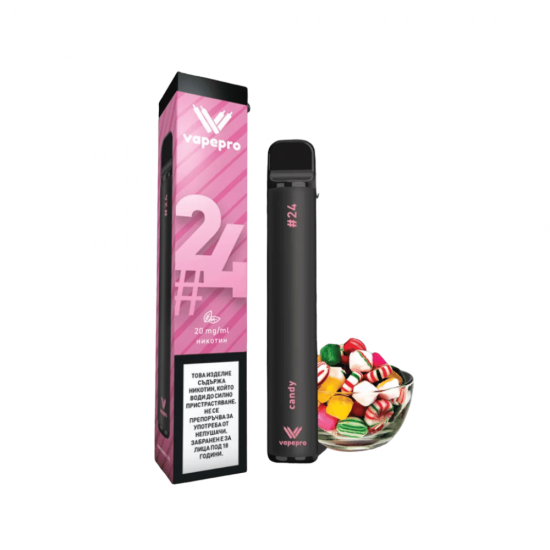 Tigara electronica de unica folosinta VapePro - Candy Fruits (800 pufuri)