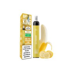 Mini narghilea electronica de unica folosinta AK by Senator - Banana Ice (500 pufuri)