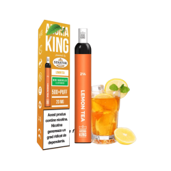 Mini narghilea electronica de unica folosinta AK by Senator - Lemon Tea (500 pufuri)