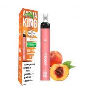 Mini narghilea electronica de unica folosinta AK by Senator - Peach (500 pufuri)