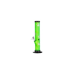 Bong Dreamliner Silicon Hemp Leaf (green/silver) Bong Dreamliner Silicon Hemp Leaf (green/silver)