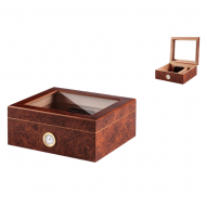 Umidor Angelo Capac Sticla (maro) 26x22x11cm Umidor Angelo Capac Sticla (maro) 26x22x11cm