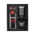 Set Zippo Chrome Brushed (negru)