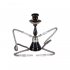 Narghilea Doha 30 cm 2 furtunuri (negru)