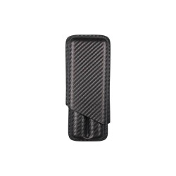 Etui Trabucuri Piele 2CT (negru carbon) Etui Trabucuri Piele 2CT (negru carbon)